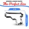 Hand Gun Cookie Cutter 4 in B1591, CookieCutter.com, Tin Plated Steel, Handmade in the USA